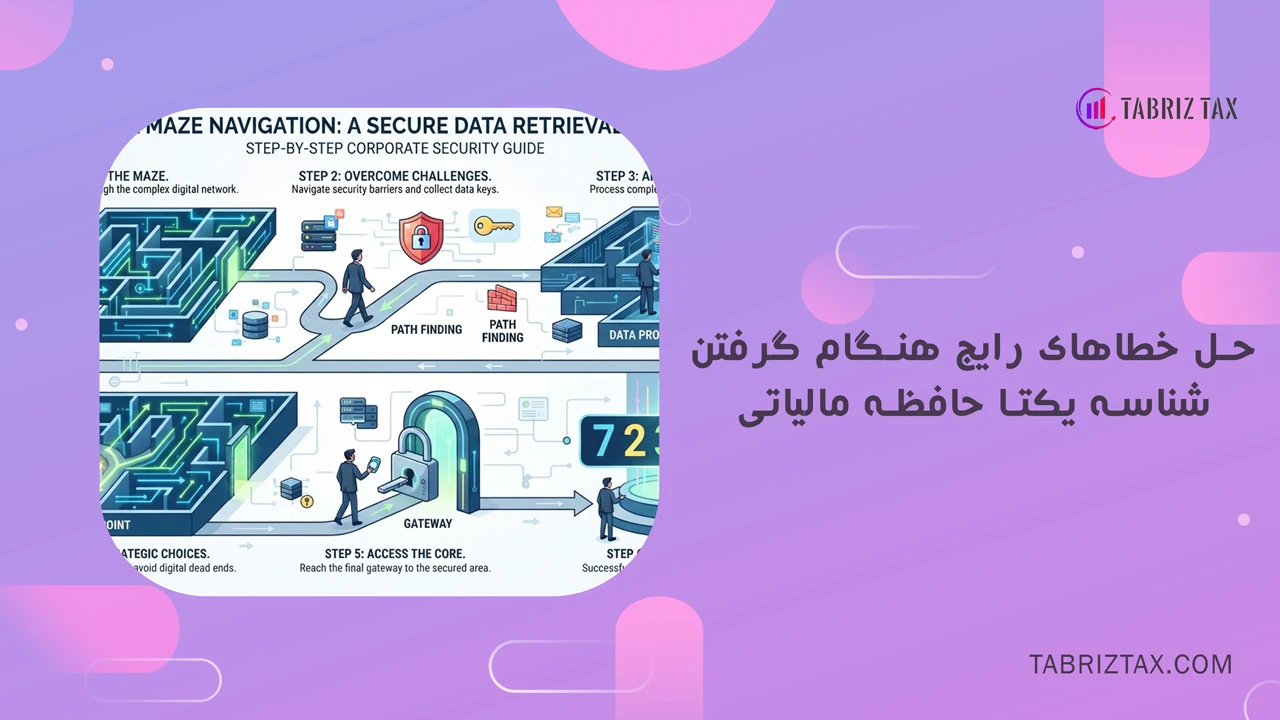 حل خطاهای رایج هنگام گرفتن شناسه یکتا حافظه مالیاتی